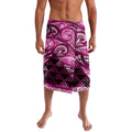 Matariki New Zealand Lavalava NZ Niho Taniwha Maori New Year Pink Galaxy