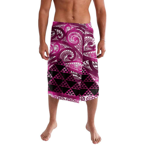 Matariki New Zealand Lavalava NZ Niho Taniwha Maori New Year Pink Galaxy