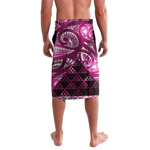 Matariki New Zealand Lavalava NZ Niho Taniwha Maori New Year Pink Galaxy