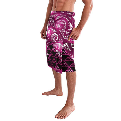 Matariki New Zealand Lavalava NZ Niho Taniwha Maori New Year Pink Galaxy