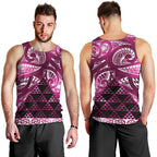 Matariki New Zealand Men Tank Top NZ Niho Taniwha Maori New Year Pink Galaxy