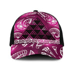 Matariki New Zealand Mesh Trucker Cap NZ Niho Taniwha Maori New Year Pink Galaxy