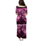 Matariki New Zealand Puletasi NZ Niho Taniwha Maori New Year Pink Galaxy