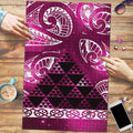 Matariki New Zealand Puzzle NZ Niho Taniwha Maori New Year Pink Galaxy