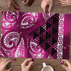 Matariki New Zealand Puzzle NZ Niho Taniwha Maori New Year Pink Galaxy