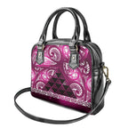 Matariki New Zealand Shoulder Handbag NZ Niho Taniwha Maori New Year Pink Galaxy