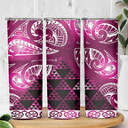 Matariki New Zealand Skinny Tumbler NZ Niho Taniwha Maori New Year Pink Galaxy