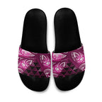 Matariki New Zealand Slide Sandals NZ Niho Taniwha Maori New Year Pink Galaxy
