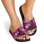 Matariki New Zealand Slide Sandals NZ Niho Taniwha Maori New Year Pink Galaxy