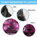 Matariki New Zealand Spare Tire Cover NZ Niho Taniwha Maori New Year Pink Galaxy