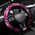 Matariki New Zealand Steering Wheel Cover NZ Niho Taniwha Maori New Year Pink Galaxy