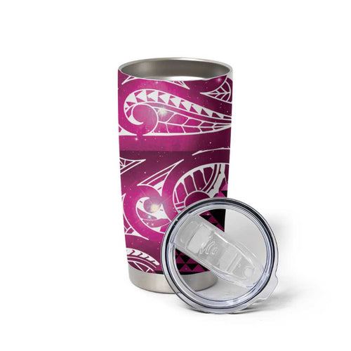 Matariki New Zealand Tumbler Cup NZ Niho Taniwha Maori New Year Pink Galaxy