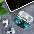 Matariki New Zealand AirPods Case NZ Niho Taniwha Maori New Year Cyan Galaxy