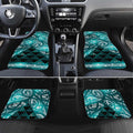Matariki New Zealand Car Mats NZ Niho Taniwha Maori New Year Cyan Galaxy