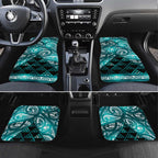 Matariki New Zealand Car Mats NZ Niho Taniwha Maori New Year Cyan Galaxy