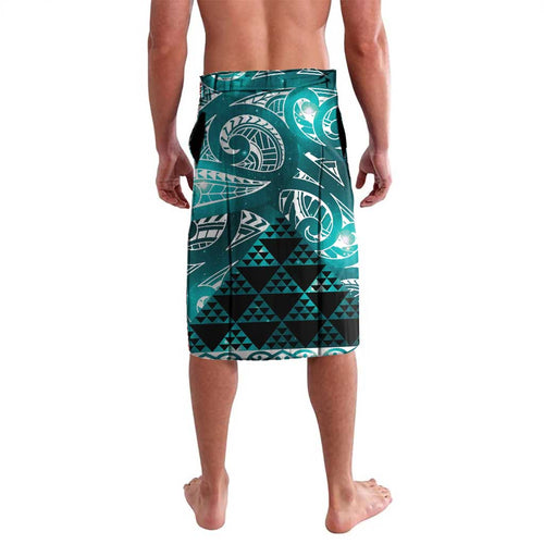 Matariki New Zealand Lavalava NZ Niho Taniwha Maori New Year Cyan Galaxy