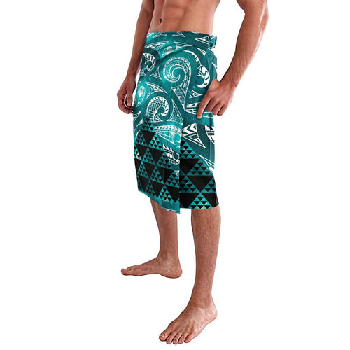 Matariki New Zealand Lavalava NZ Niho Taniwha Maori New Year Cyan Galaxy