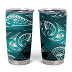 Matariki New Zealand Tumbler Cup NZ Niho Taniwha Maori New Year Cyan Galaxy