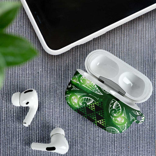 Matariki New Zealand AirPods Case NZ Niho Taniwha Maori New Year Green Galaxy