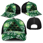 Matariki New Zealand Baseball Net Cap NZ Niho Taniwha Maori New Year Green Galaxy