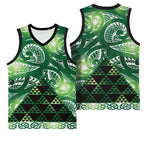 Matariki New Zealand Basketball Jersey NZ Niho Taniwha Maori New Year Green Galaxy