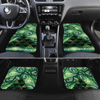 Matariki New Zealand Car Mats NZ Niho Taniwha Maori New Year Green Galaxy
