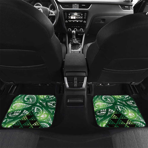 Matariki New Zealand Car Mats NZ Niho Taniwha Maori New Year Green Galaxy