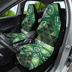 Matariki New Zealand Car Seat Cover NZ Niho Taniwha Maori New Year Green Galaxy