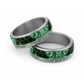 Matariki New Zealand Classic Ring NZ Niho Taniwha Maori New Year Green Galaxy