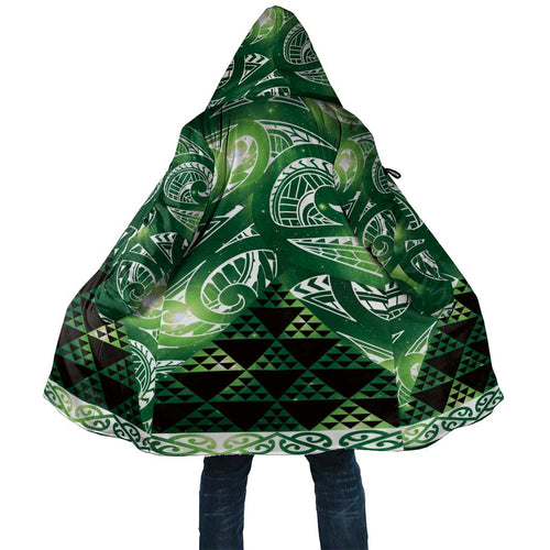 Matariki New Zealand Cloak NZ Niho Taniwha Maori New Year Green Galaxy