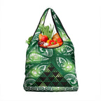 Matariki New Zealand Grocery Bag NZ Niho Taniwha Maori New Year Green Galaxy