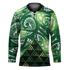 Matariki New Zealand Hockey Jersey NZ Niho Taniwha Maori New Year Green Galaxy