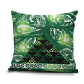 Matariki New Zealand Pillow Cover NZ Niho Taniwha Maori New Year Green Galaxy