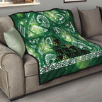 Matariki New Zealand Quilt NZ Niho Taniwha Maori New Year Green Galaxy