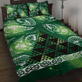 Matariki New Zealand Quilt Bed Set NZ Niho Taniwha Maori New Year Green Galaxy