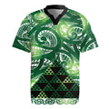 Matariki New Zealand Rugby Jersey NZ Niho Taniwha Maori New Year Green Galaxy