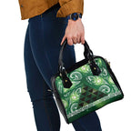 Matariki New Zealand Shoulder Handbag NZ Niho Taniwha Maori New Year Green Galaxy