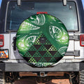 Matariki New Zealand Spare Tire Cover NZ Niho Taniwha Maori New Year Green Galaxy