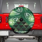 Matariki New Zealand Spare Tire Cover NZ Niho Taniwha Maori New Year Green Galaxy