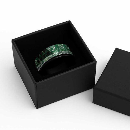 Matariki New Zealand Spinner Ring NZ Niho Taniwha Maori New Year Green Galaxy