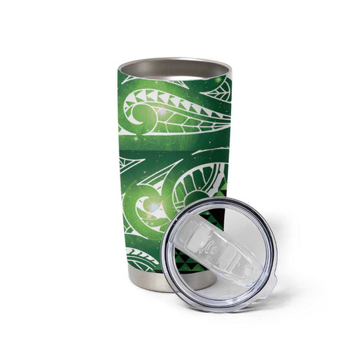 Matariki New Zealand Tumbler Cup NZ Niho Taniwha Maori New Year Green Galaxy