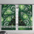 Matariki New Zealand Window Curtain NZ Niho Taniwha Maori New Year Green Galaxy