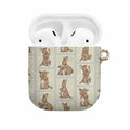 Kangaroo Australia Mother's Day AirPods Case Mum and Joey Memory Aboriginal Stamp Seamless Style