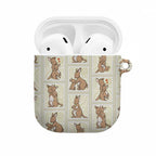 Kangaroo Australia Mother's Day AirPods Case Mum and Joey Memory Aboriginal Stamp Seamless Style