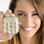 Kangaroo Australia Mother's Day AirPods Case Mum and Joey Memory Aboriginal Stamp Seamless Style