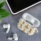 Kangaroo Australia Mother's Day AirPods Case Mum and Joey Memory Aboriginal Stamp Seamless Style