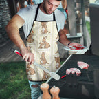 Kangaroo Australia Mother's Day Apron Mum and Joey Memory Aboriginal Stamp Seamless Style