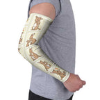 Kangaroo Australia Mother's Day Arm Sleeves Mum and Joey Memory Aboriginal Stamp Seamless Style