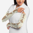 Kangaroo Australia Mother's Day Arm Sleeves Mum and Joey Memory Aboriginal Stamp Seamless Style
