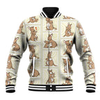 Kangaroo Australia Mother's Day Baseball Jacket Mum and Joey Memory Aboriginal Stamp Seamless Style